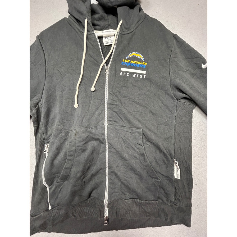 Nike Hoodie Dri-FIT Los Angeles Chargers Gray Medium Mens